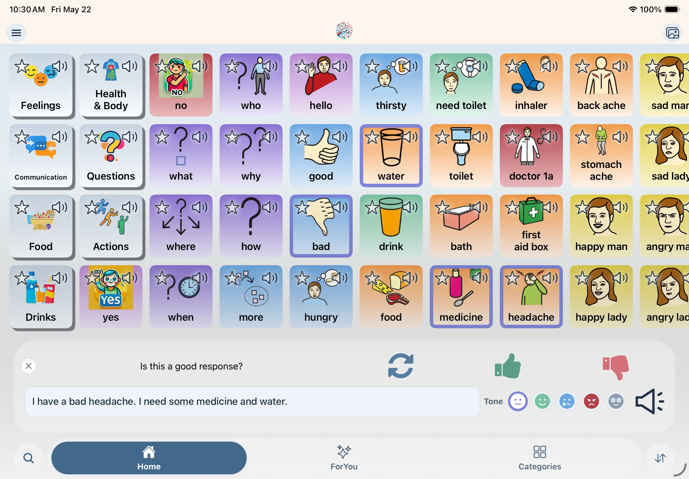 AI-assisted phrases screenshot 3